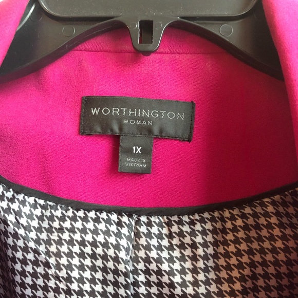 Bright pink lined blazer - Picture 4 of 4